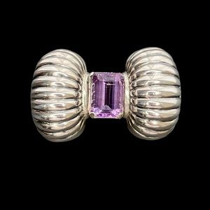 Marcel Boucher Parisina sterling silver brooch